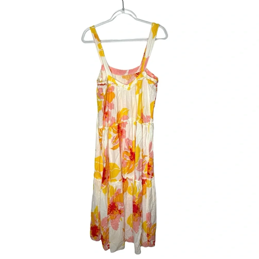 Free People | Moonshine Midi Dress in Bright Floral Small